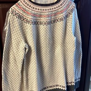 Sweater from Talbots -fm Talbots w black, gray, coraal